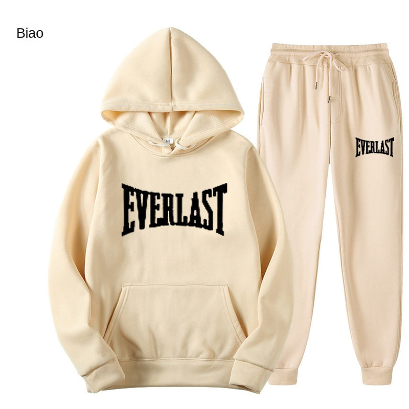 International Cross-border Hooded Sweatshirt and Sweatpants Set for Men and Women