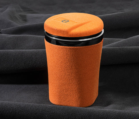Suitable for AITO WENJIE car ashtray M5 M7 M9 car with lid anti fly ash suede interior supplies