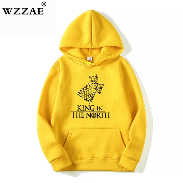 Game of Thrones Wolf hoodies Poleron Hombre Fashion Streetwear Cotton Sweatshirt Pullover Men women Hoodie Sweat mens Hoodies