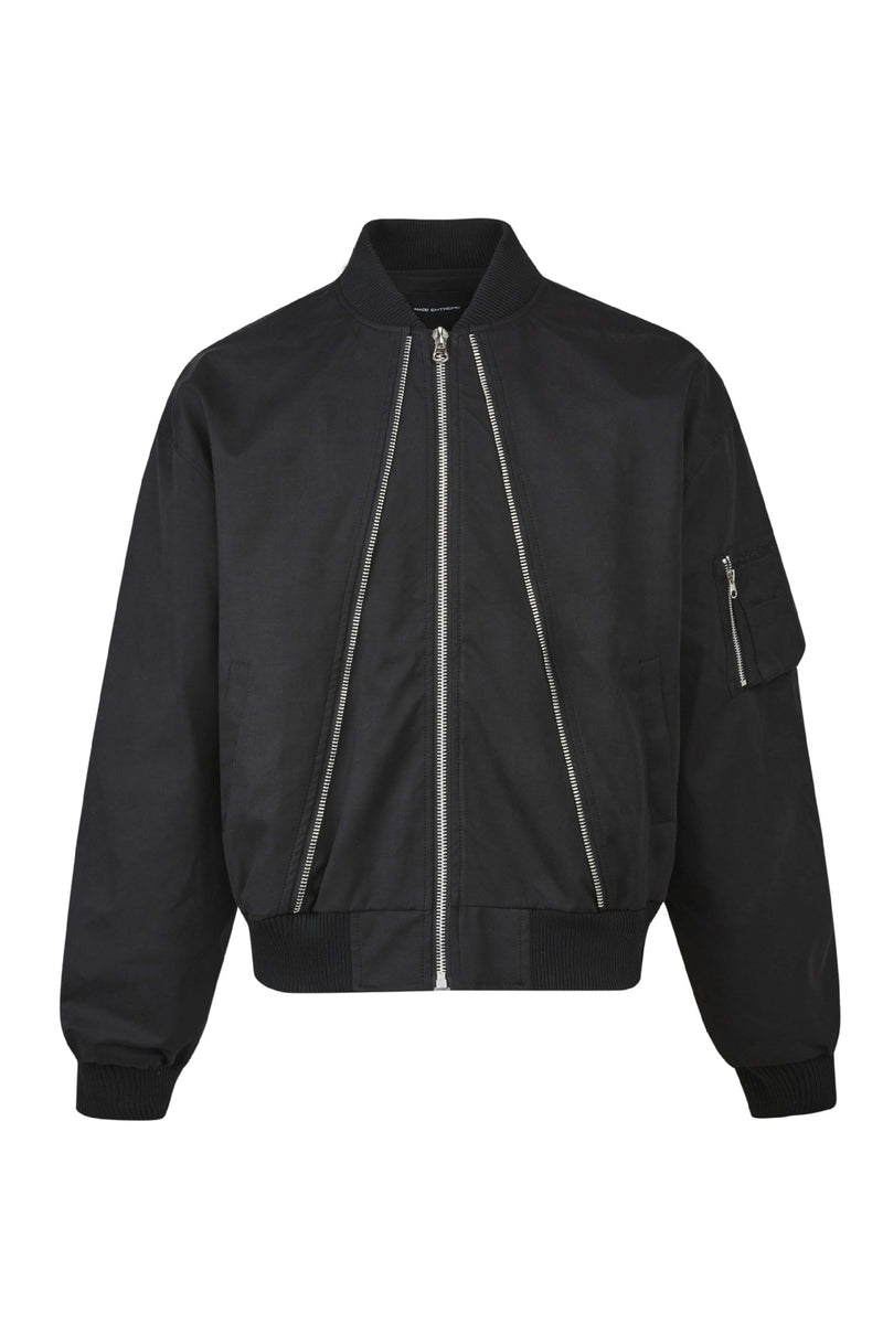 Patch Embroidery Flight Jacket  Casual Outerwear for Men and Women