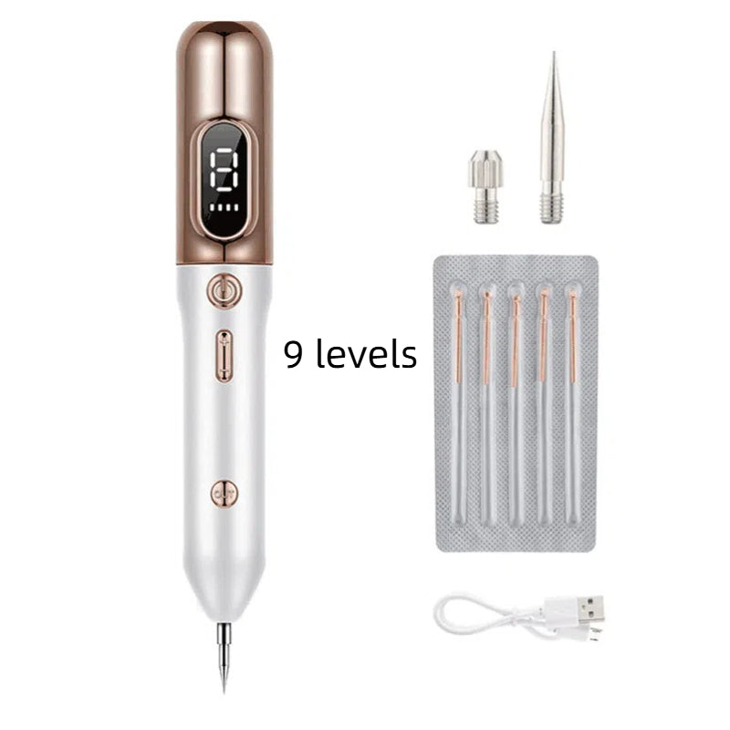 LCD dot mark pen home dot mark scanning pen laser beauty mole scanner