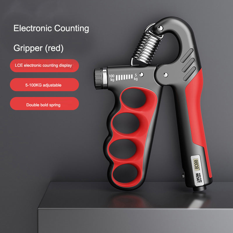 Adjustable Hand Grip Strengthener with Counter – Workout Hand Trainer