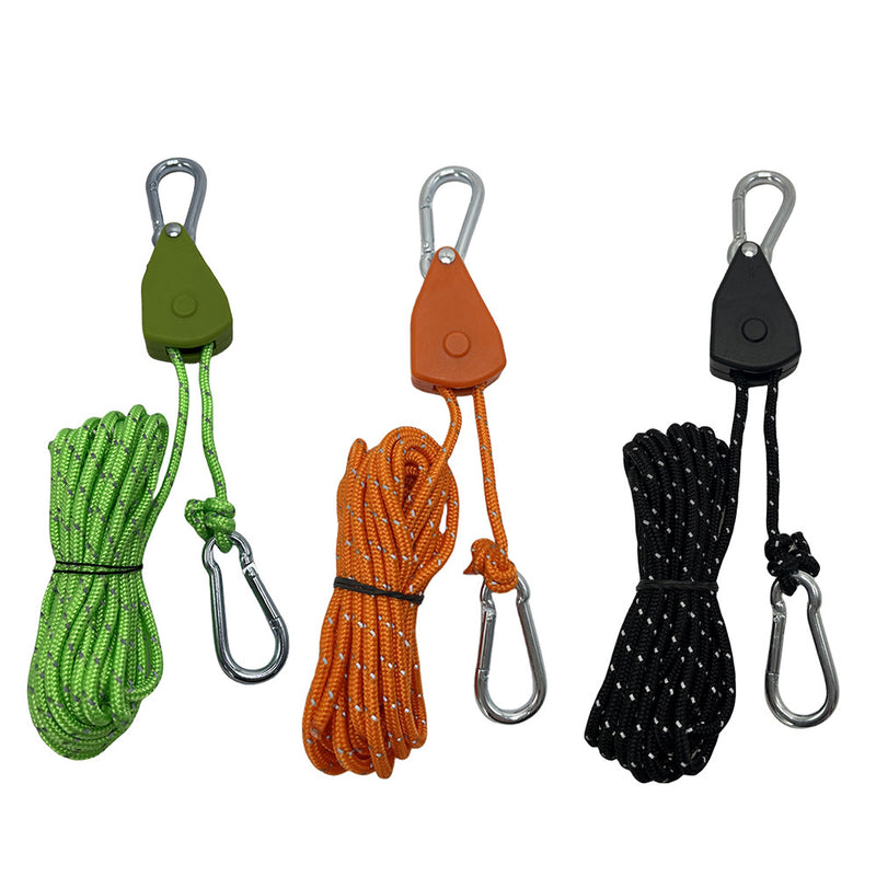 Adjustable Windproof Canopy Rope with Pulley