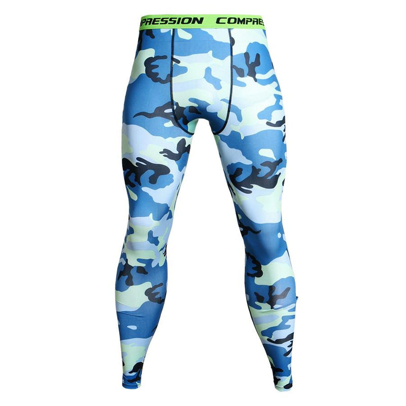 Men’s Camo Compression Pants – Tight Fit Leggings