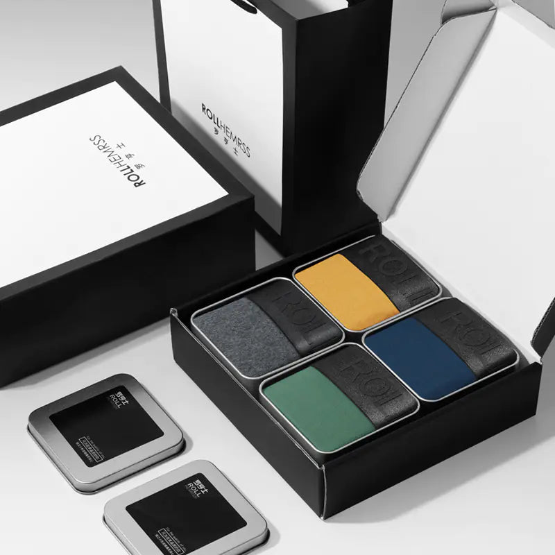 Men's Cotton Boxer Shorts - Breathable and Comfortable