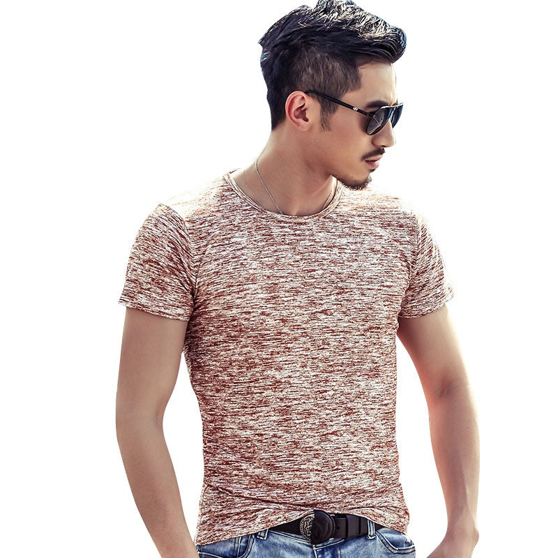 Men’s Camouflage Short Sleeve Base Shirt – Casual Sports Top