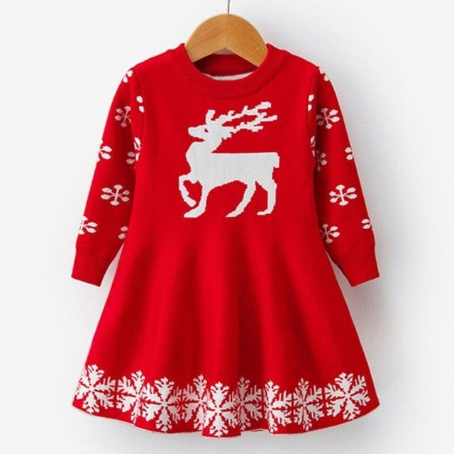 New Year Costume Princess Dress Kids Christmas Clothes Vestidos