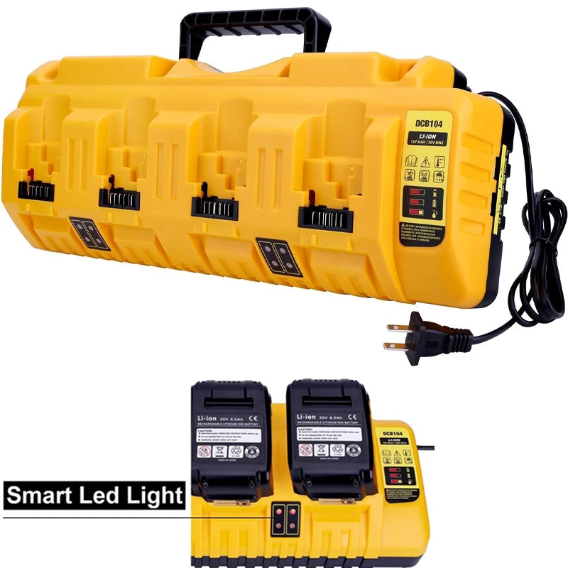 Multi-Port Fast Charger for DeWalt Batteries