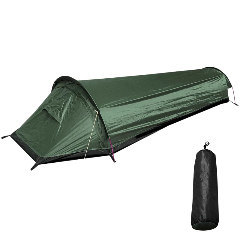 Camping Single Person Tent Ultralight Compact Outdoor Sleeping Bag Tent