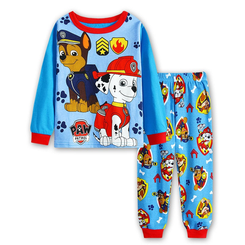 Two-piece Thin Section Long-sleeved Patrulla Canina Kids Pajamas