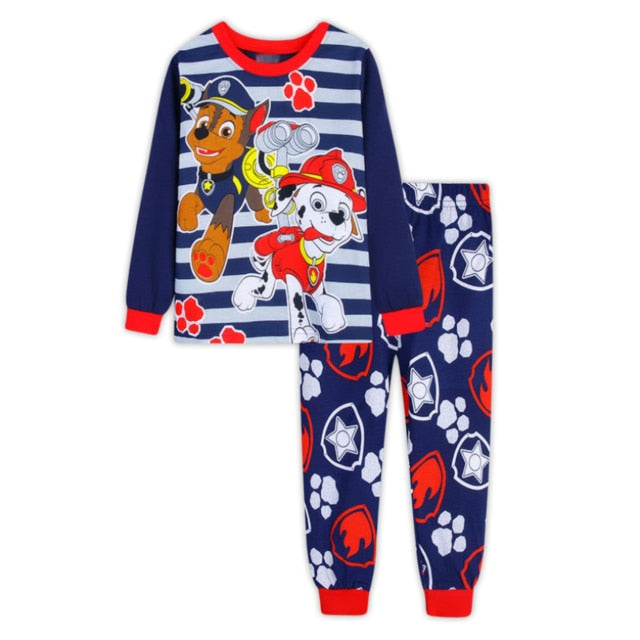 Two-piece Thin Section Long-sleeved Patrulla Canina Kids Pajamas