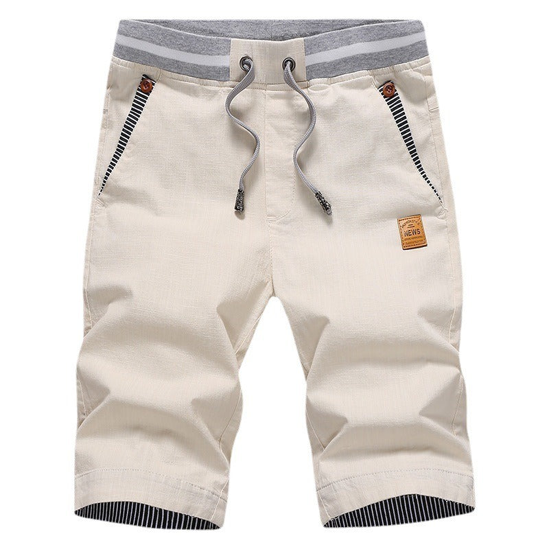Men’s Casual Cotton Beach Pants – Breathable Summer Outdoor Wear