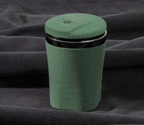 Suitable for AITO WENJIE car ashtray M5 M7 M9 car with lid anti fly ash suede interior supplies