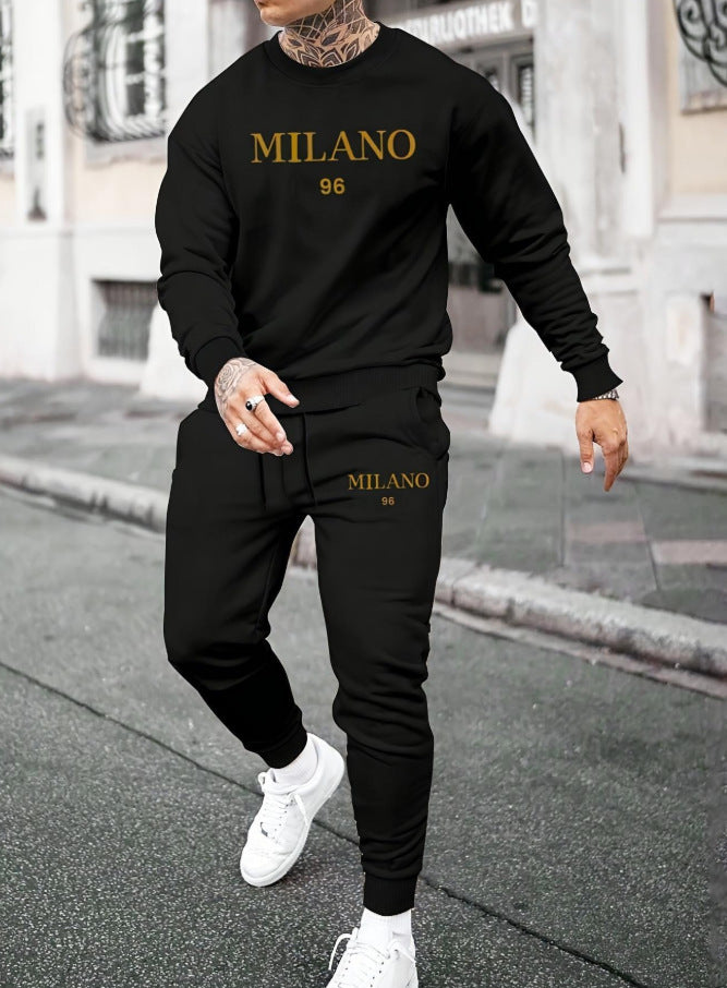 International Cross-border Hooded Sweatshirt and Sweatpants Set for Men and Women