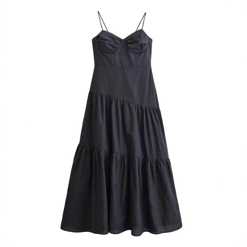 Fashion backless tight corset style dress for women