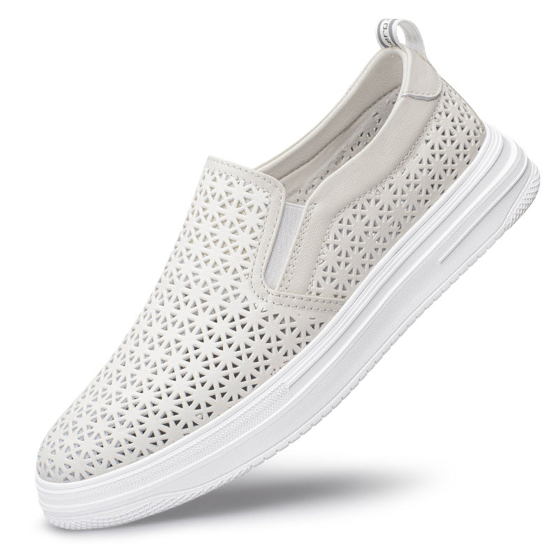 Men's lazy loafers breathable board shoes