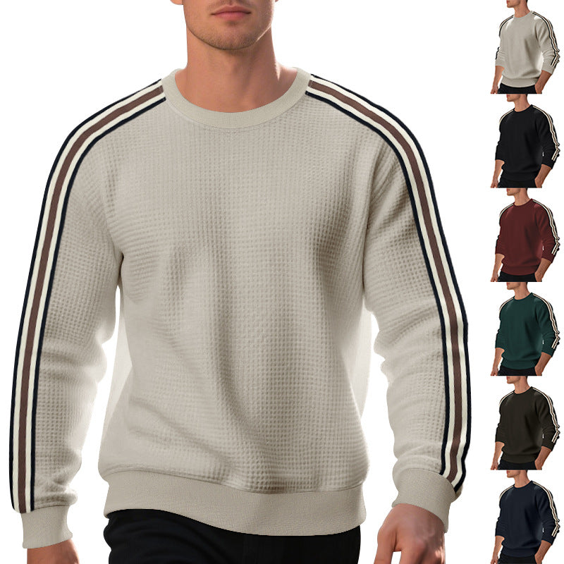 Men’s Casual Round-Neck Sports Sweatshirt – Breathable