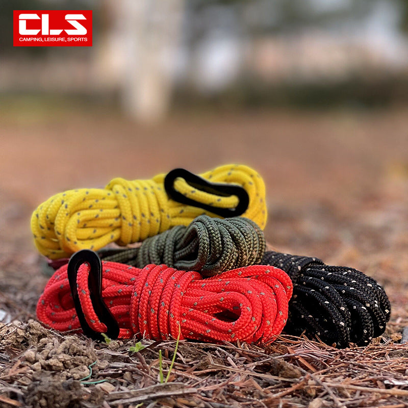 4mm Reflective Tent Rope with Buckles