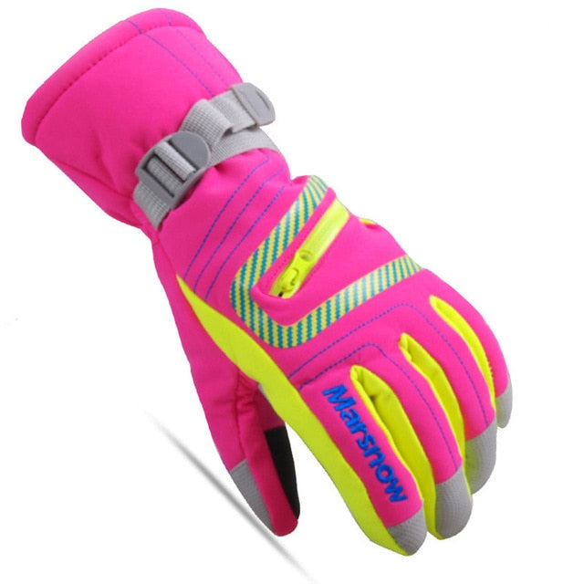 Waterproof Winter Ski Gloves - Windproof Outdoor Thermal (Unisex)