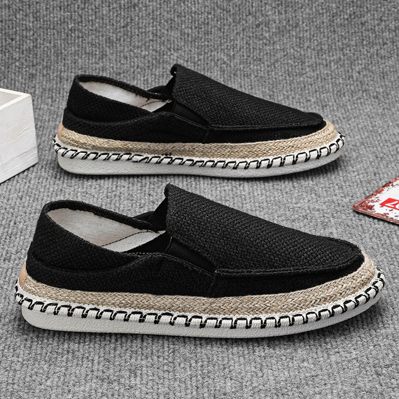 Hanfu Shoes Men's Casual Slip-On Loafers Driving Old Beijing Cloth Shoes