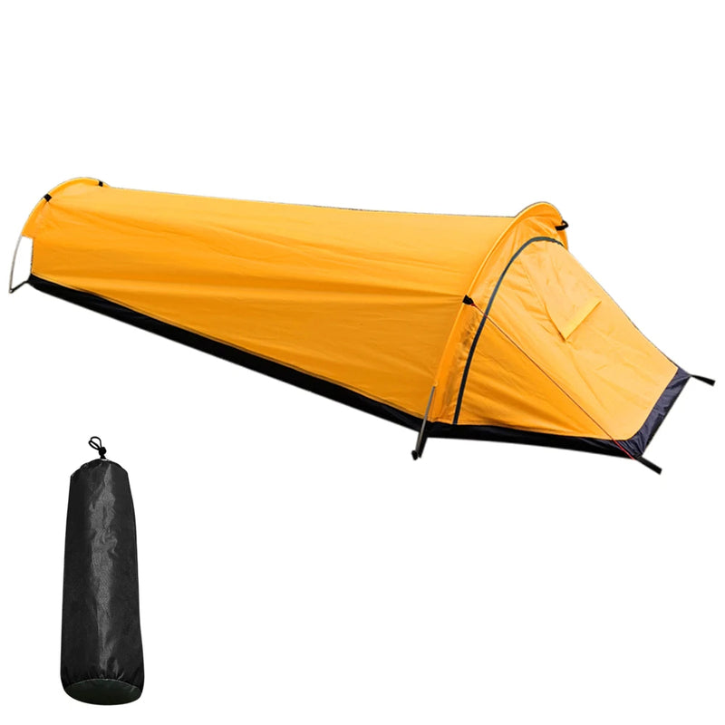 Camping Single Person Tent Ultralight Compact Outdoor Sleeping Bag Tent
