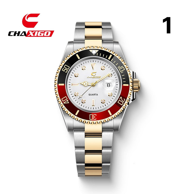 CHAXIGO Men's Green Diver Watch