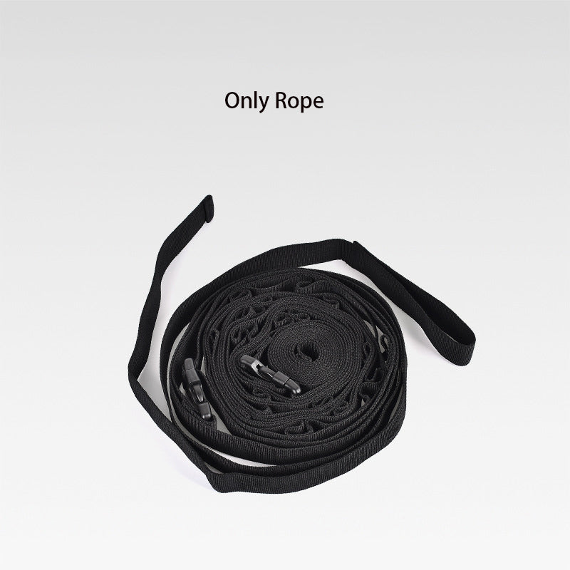 Adjustable Camping Storage Rope with 19 Hooks