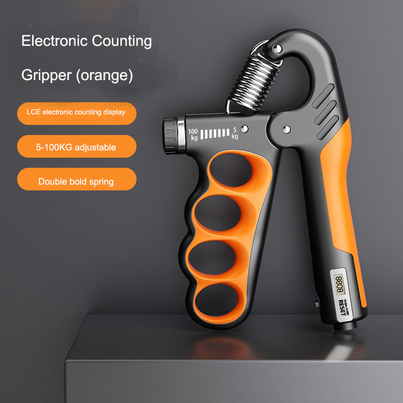 Adjustable Hand Grip Strengthener with Counter – Workout Hand Trainer