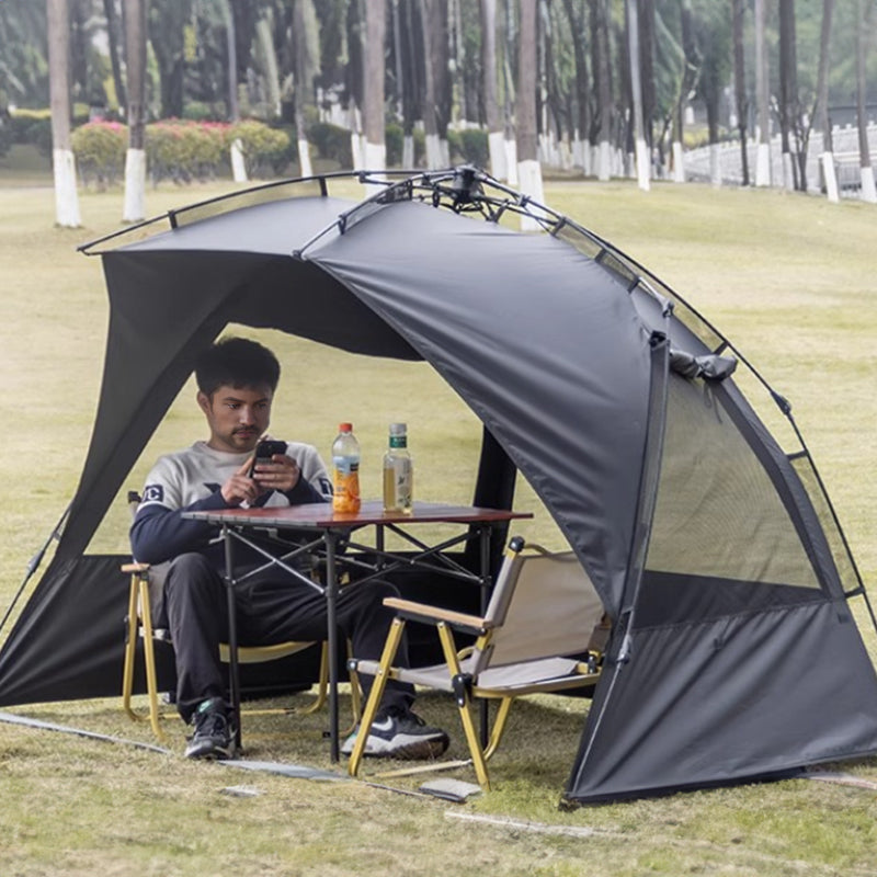 Outdoor 3-4 person one-touch quick-set tent UV-resistant
