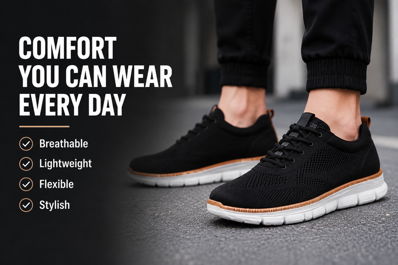 Men’s Lightweight Everyday Comfort Sneakers
