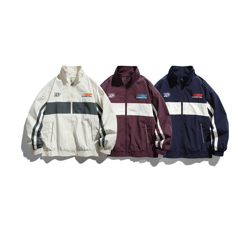 Men’s Outdoor Leisure Sports Jacket – Trendy Windbreaker