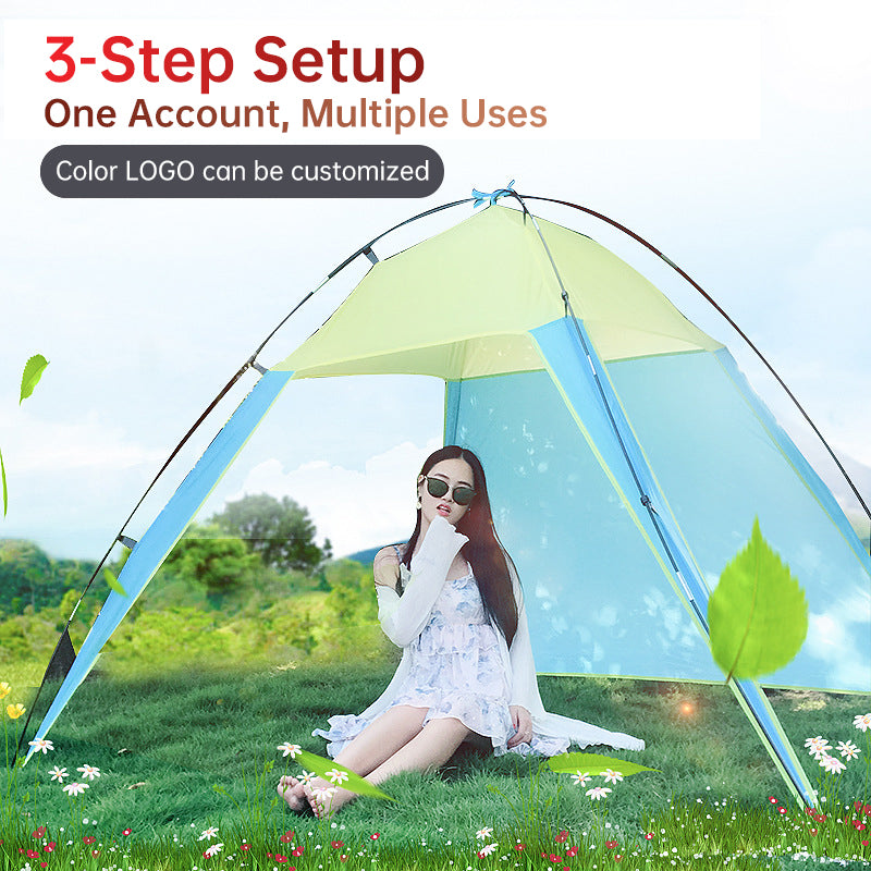 Instant UV Protection Beach Tent