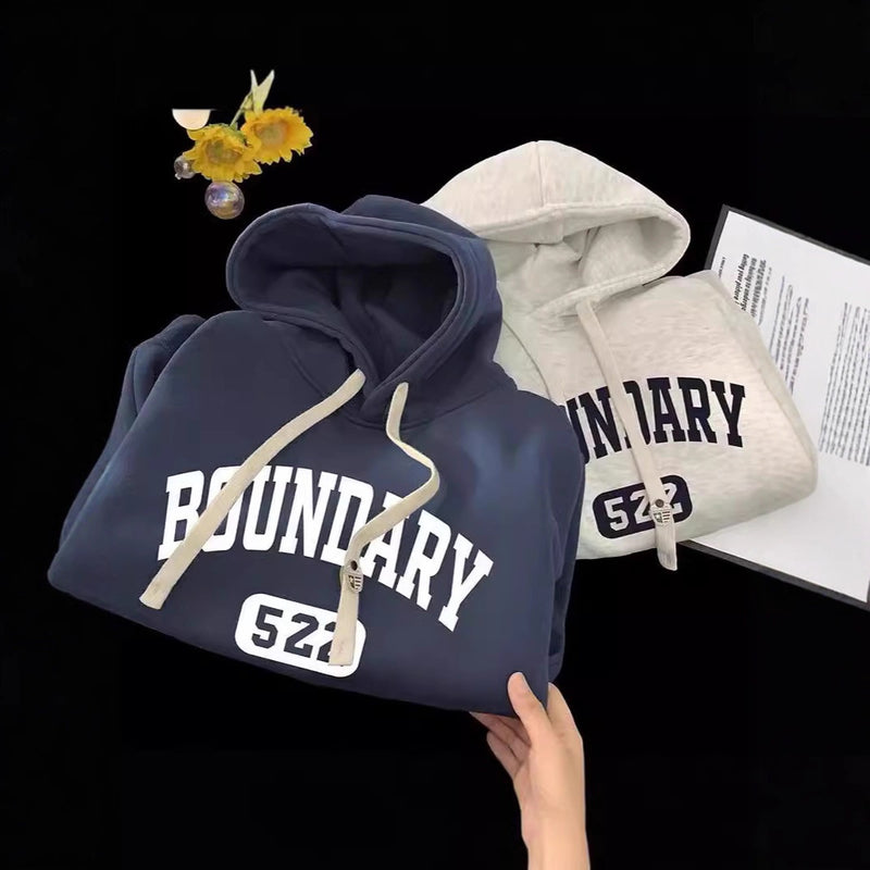 Retro INS Fleece Thickened Hoodie for Women and Men, Oversize Top and Jacket