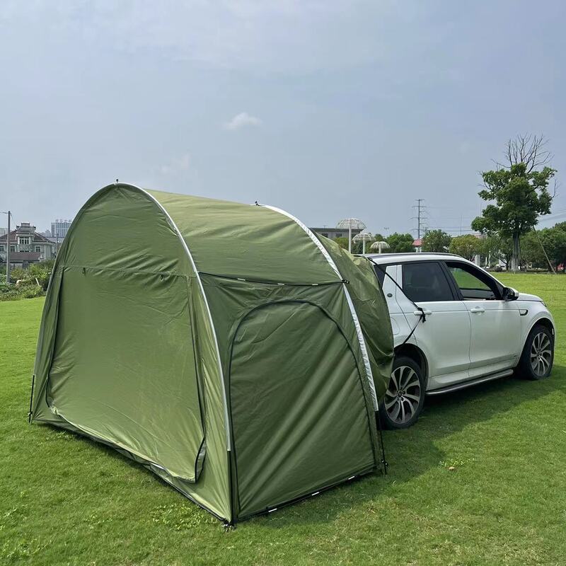 Outdoor car - trunk rear tent with canopy