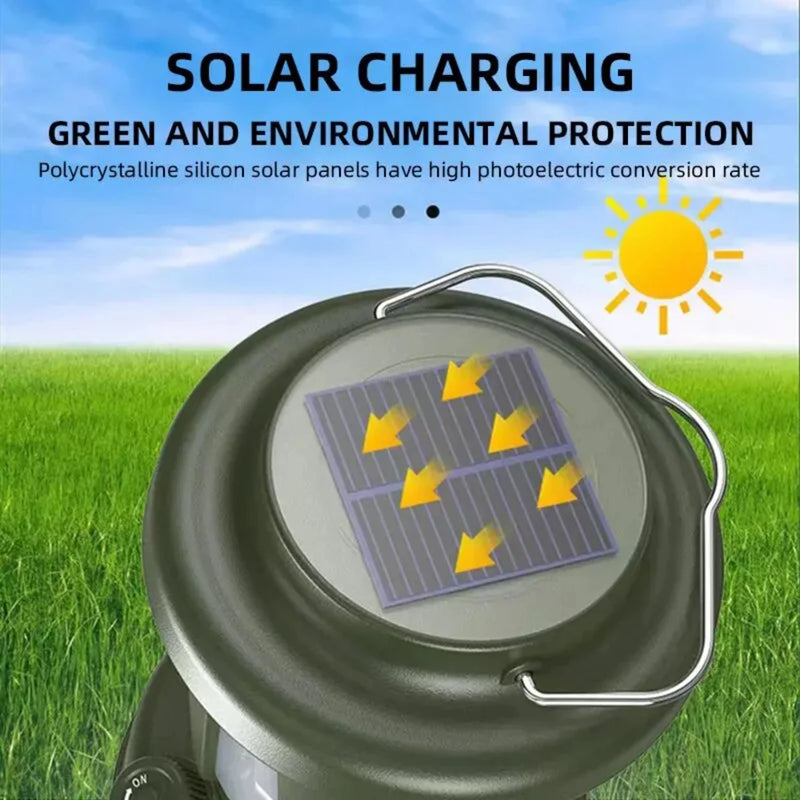 Outdoor Solar Rechargeable Lantern