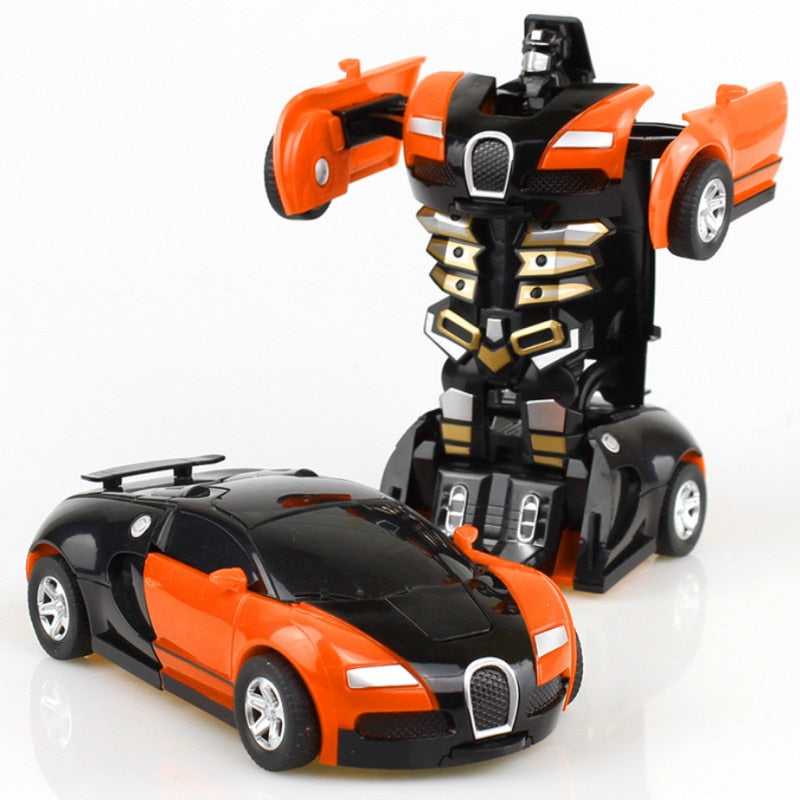 -Key Transformation Robot Car Toy