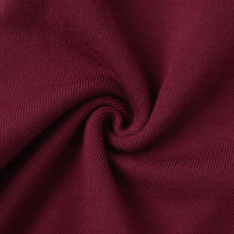 Double zipper knitted slim sweater set