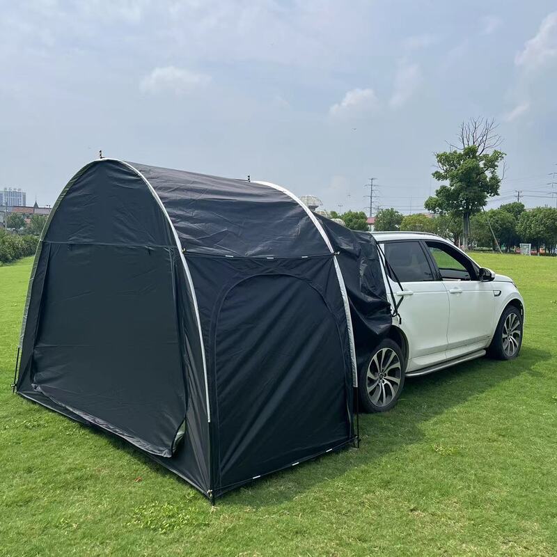 Outdoor car - trunk rear tent with canopy