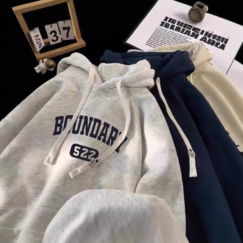 Retro INS Fleece Thickened Hoodie for Women and Men, Oversize Top and Jacket