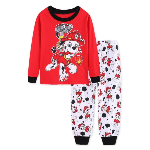 Two-piece Thin Section Long-sleeved Patrulla Canina Kids Pajamas