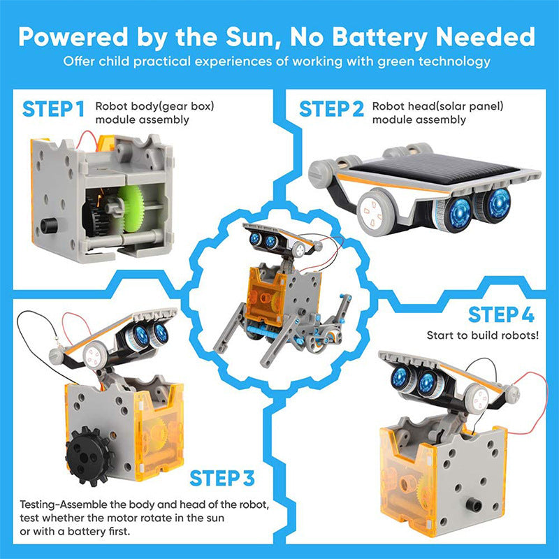 12-in-1 Solar Robot Kit