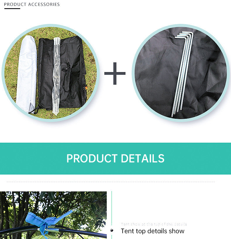 Instant UV Protection Beach Tent