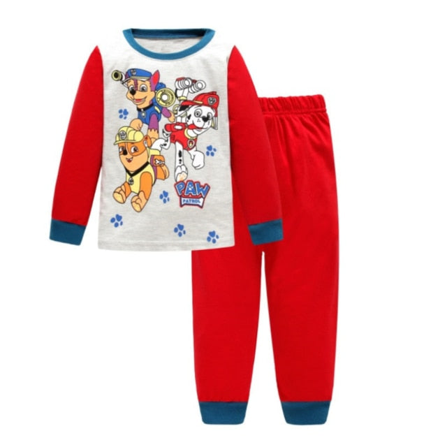 Two-piece Thin Section Long-sleeved Patrulla Canina Kids Pajamas