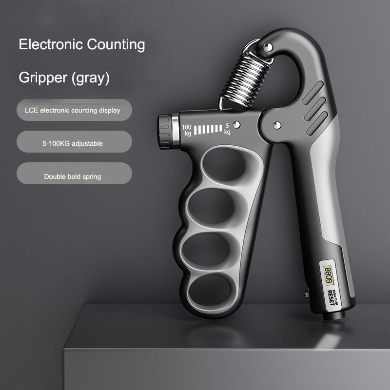 Adjustable Hand Grip Strengthener with Counter – Workout Hand Trainer