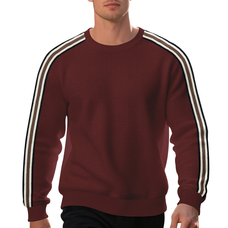 Men’s Casual Round-Neck Sports Sweatshirt – Breathable