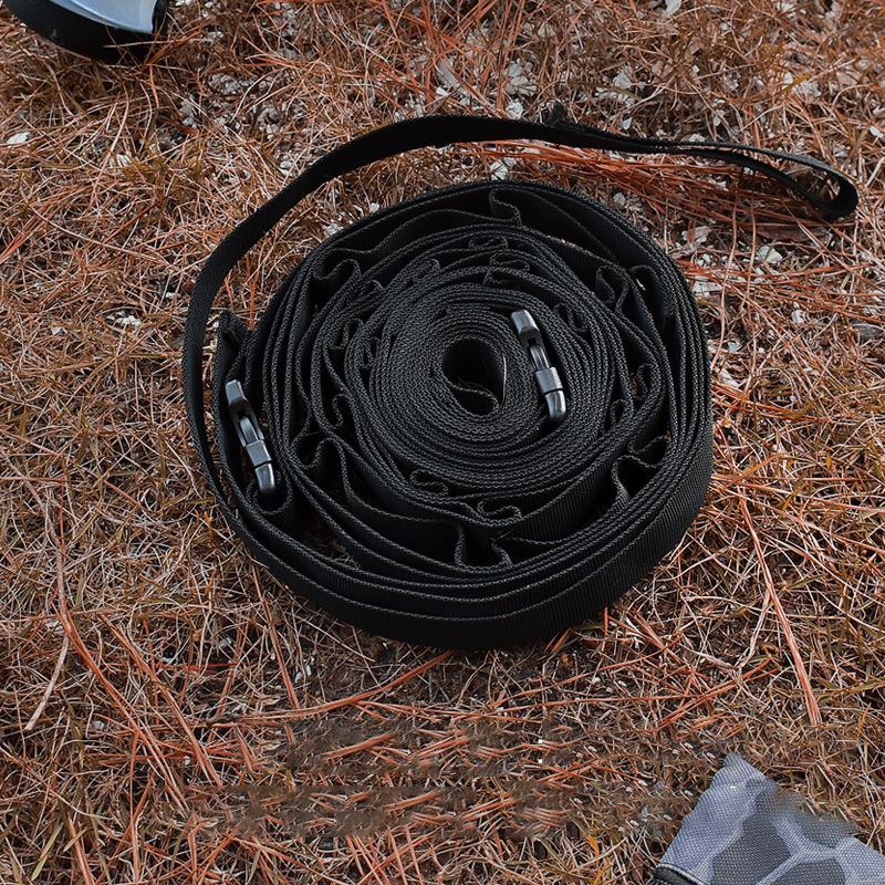 Adjustable Camping Storage Rope with 19 Hooks