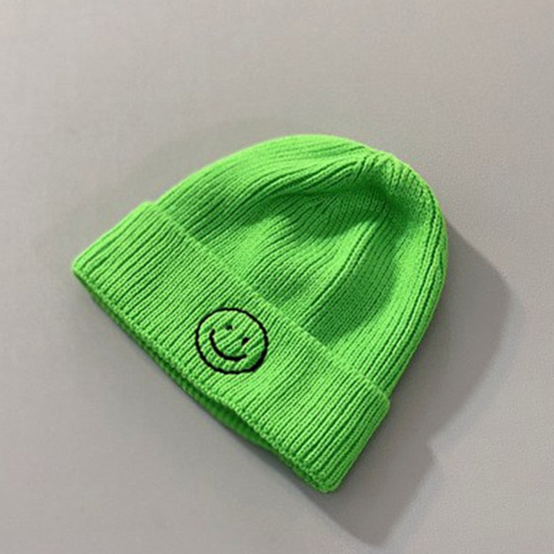 Embroidery Winter Kids Knitted Hats Children