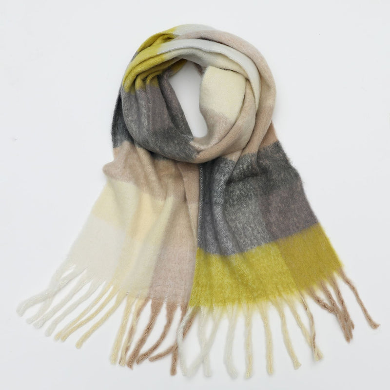 Striped Plaid Winter scarf - Soft Imitation Cashmere (Unisex)