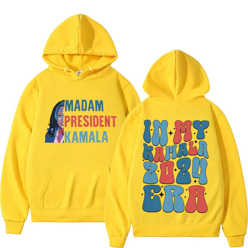 Madam President Kamala Harris Era  Hoodie Men Hoodies