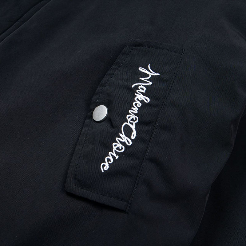 Letter embroidery stand collar jacket for men and women